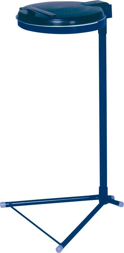 Abfallsammler 120 l blau 4 Standfüße KS-Deckel VAR