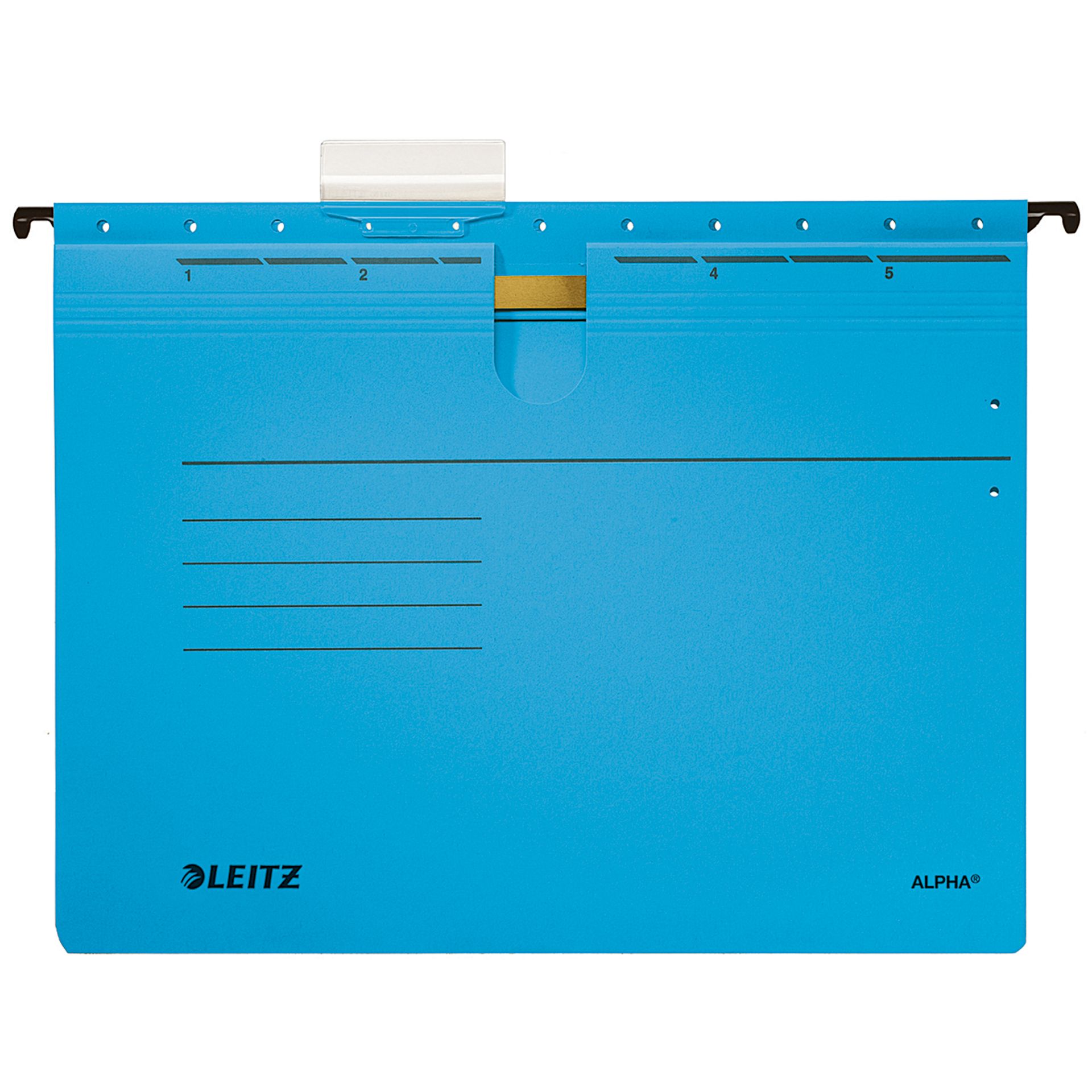 Hängehefter ALPHA A4 kfm. Heftung blau 25 St./Pack.