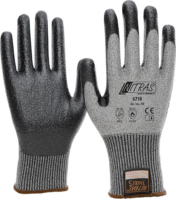 Schnittschutzhandschuh, Taeki5,nitrilbeschichtet,Gr.2XL Nitras