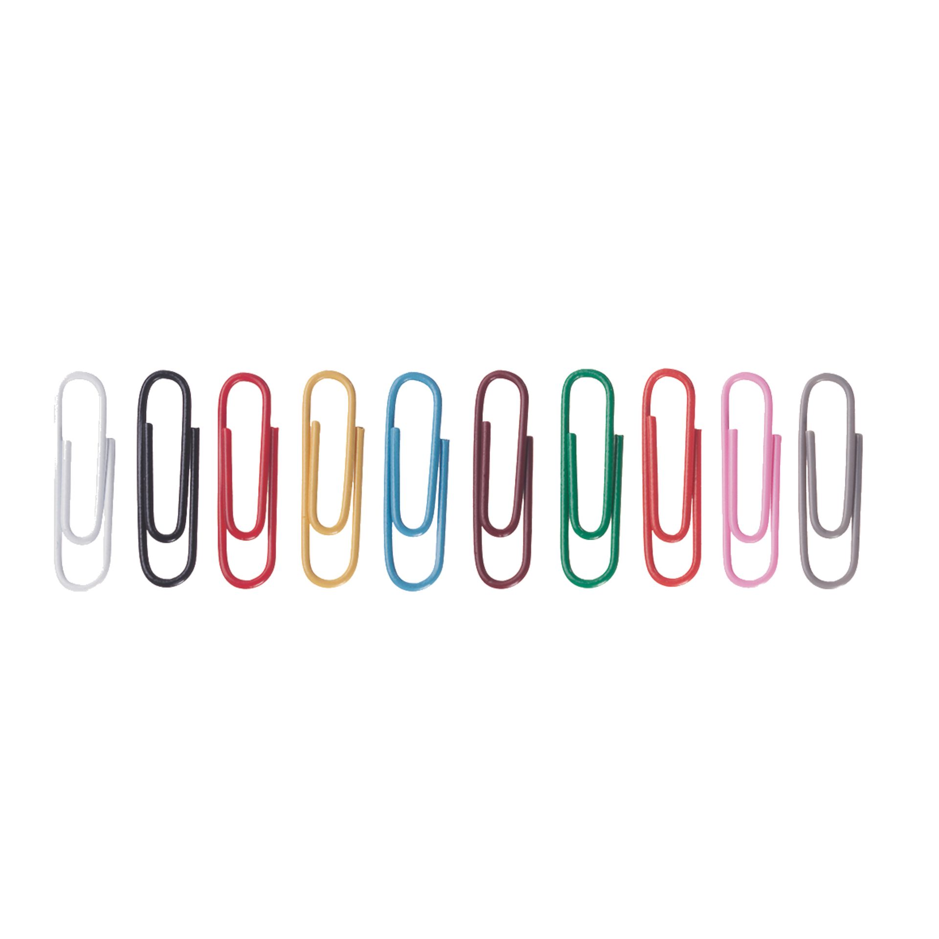 Briefklammer 26mm rund sortiert 100 St./Pack.