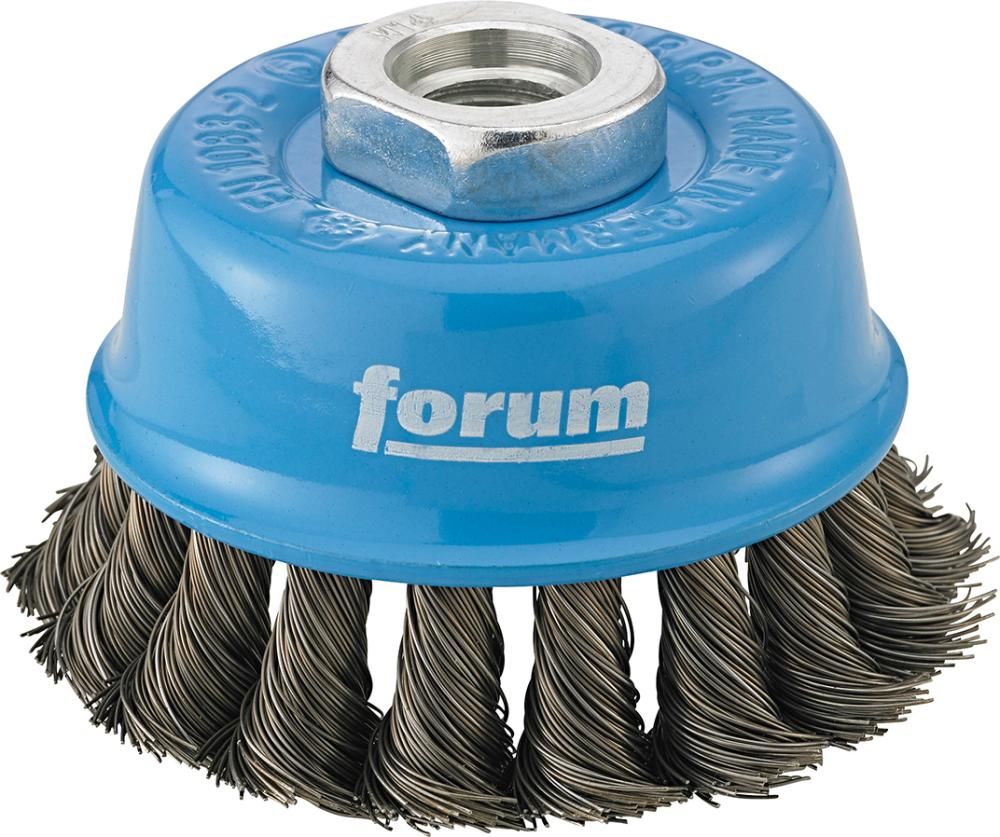 FORUM Topfbürste Stahld. M14 65x0,35mm gezopft