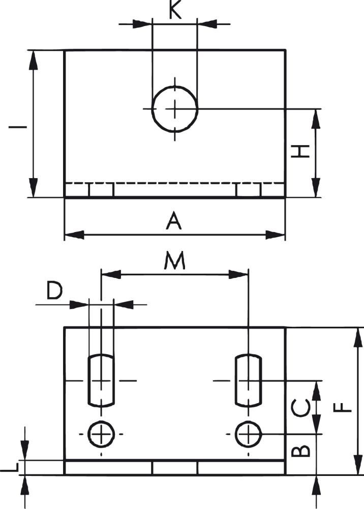 Winkelfuß stabil 6843 GR.0 AMF