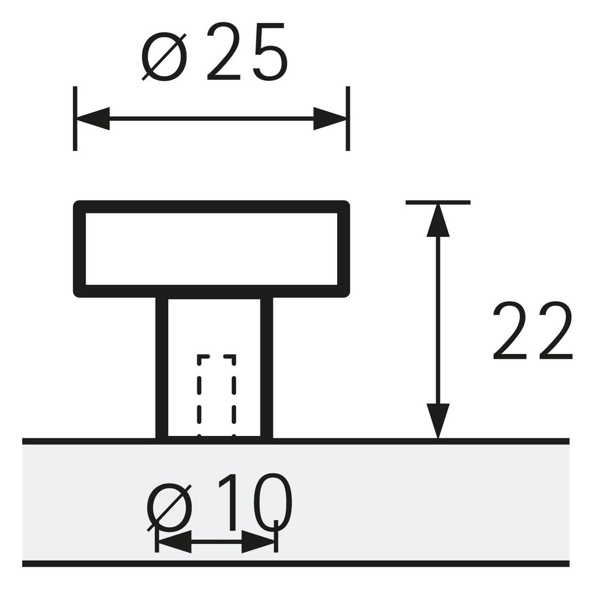 HETTICH Knopf Sipontum