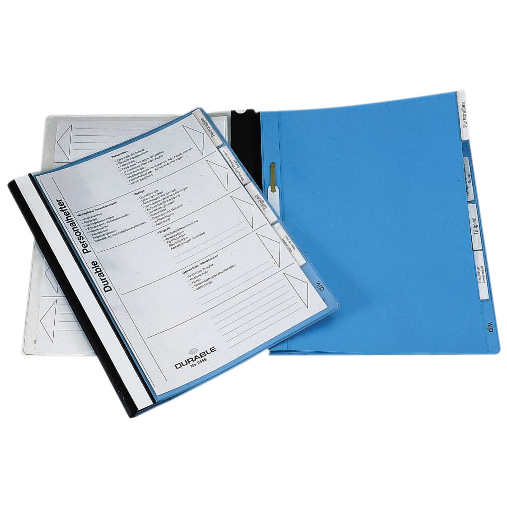 Personalhefter DIN A4 5fach Unterteilung blau
