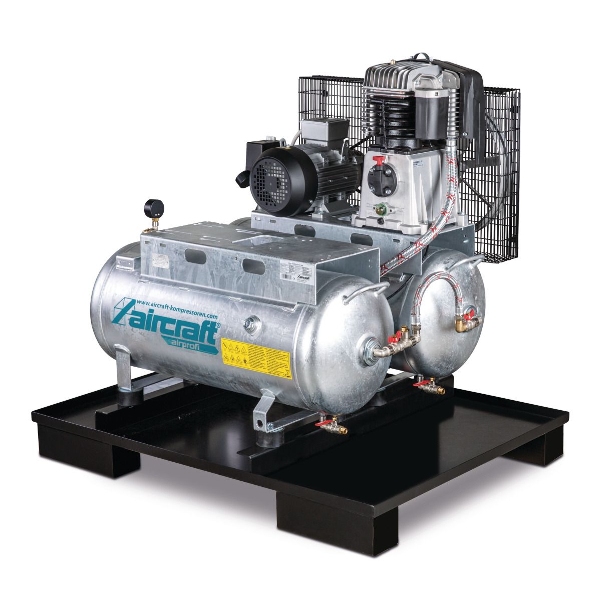 Stationärer Kolbenkompressor Aircraft AIRPROFI DUO 703/2x75/13