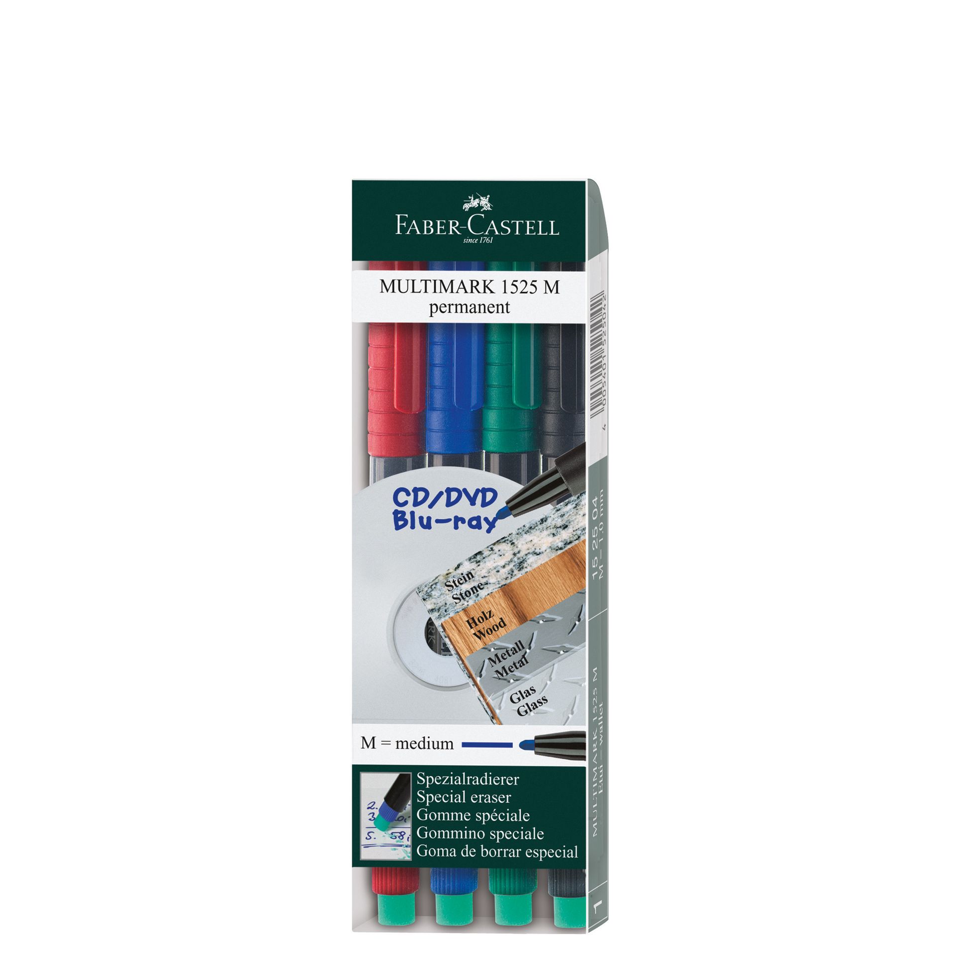 CD/DVD-Marker  1mm 4St