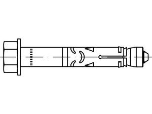ART 88593 FISCHER-Hochleistungsanker A 4 FH II 12/ 10 S S