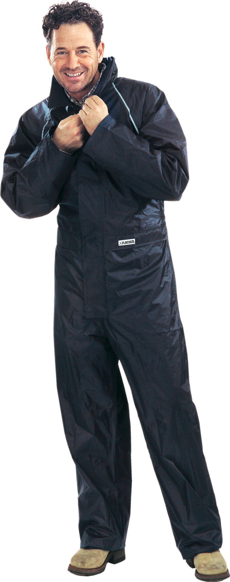 Planam Aqua Regenoverall Outdoor marine Gr. S