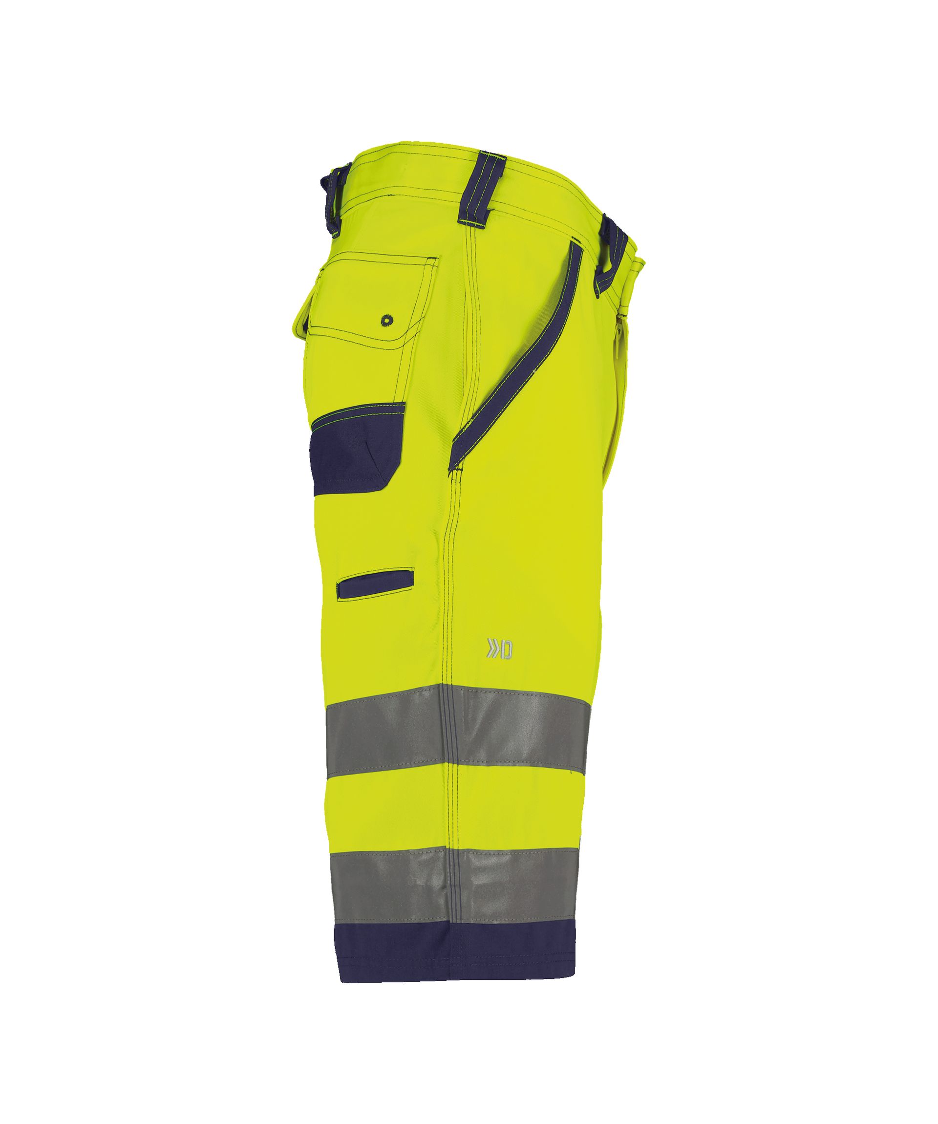 DASSY® Lucca - Warnschutz-Shorts - neongelb/dunkelblau, Gr. 42