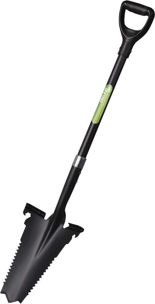 Wurzelspaten 69870 mit Stahlrohrstiel mit Kunststoff-D-griff