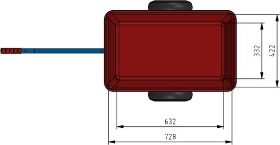 FETRA leichter Handwagen, "4101"