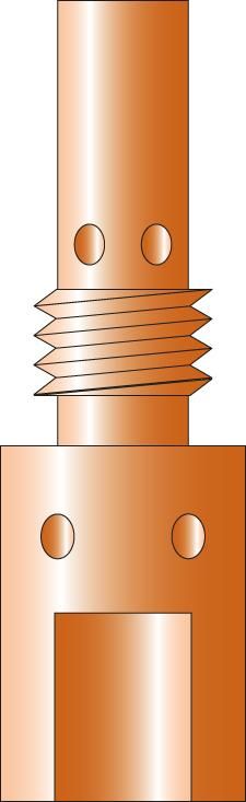 Düsenstock ERGOPLUS MB 25, M6 x 35 mm