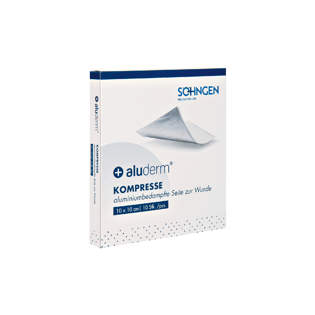 aluderm® Kompresse 10x10 cm Verpackungseinheit 10 St.