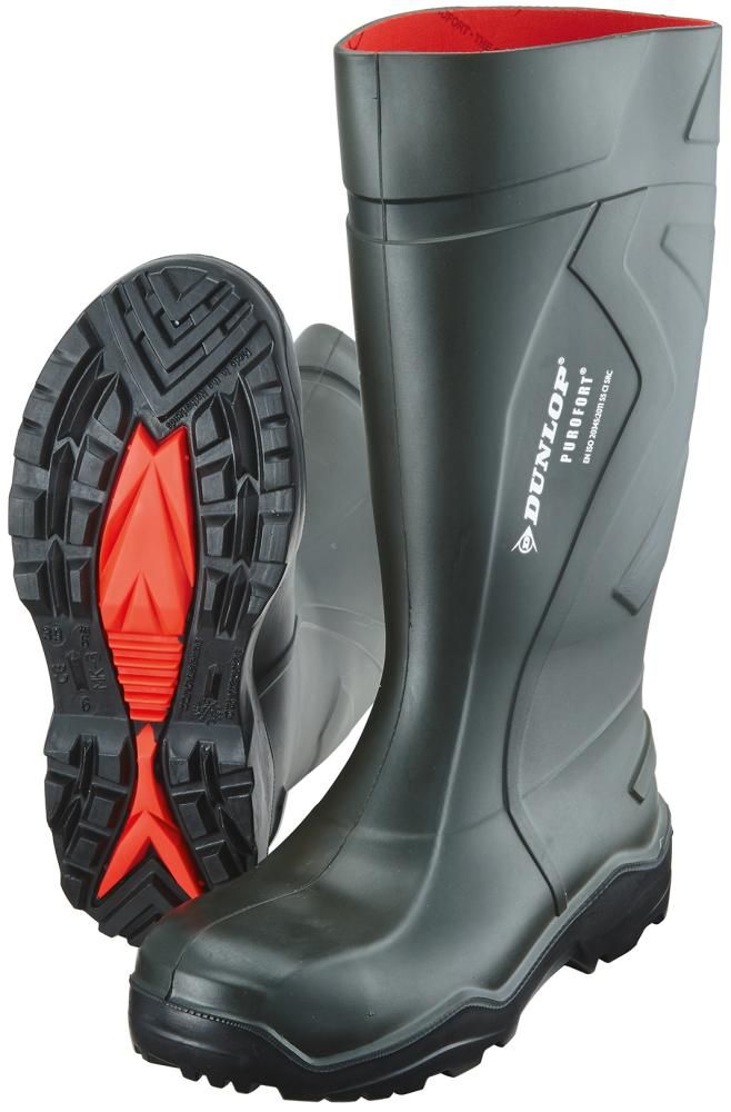 Stiefel Dunlop Purofort+,S5CI SRC, Gr.43, grün