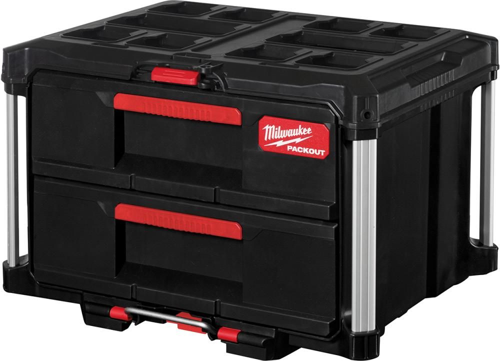 PACKOUT Koffer m. 2 Schubladen MilwaukeeVE à 1 Stück