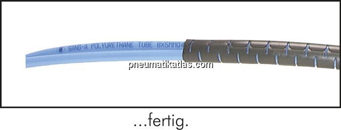 Kabelschutzschlauch, 1 - 10mm,100 mtr. (inkl. Montagewerkzeug)