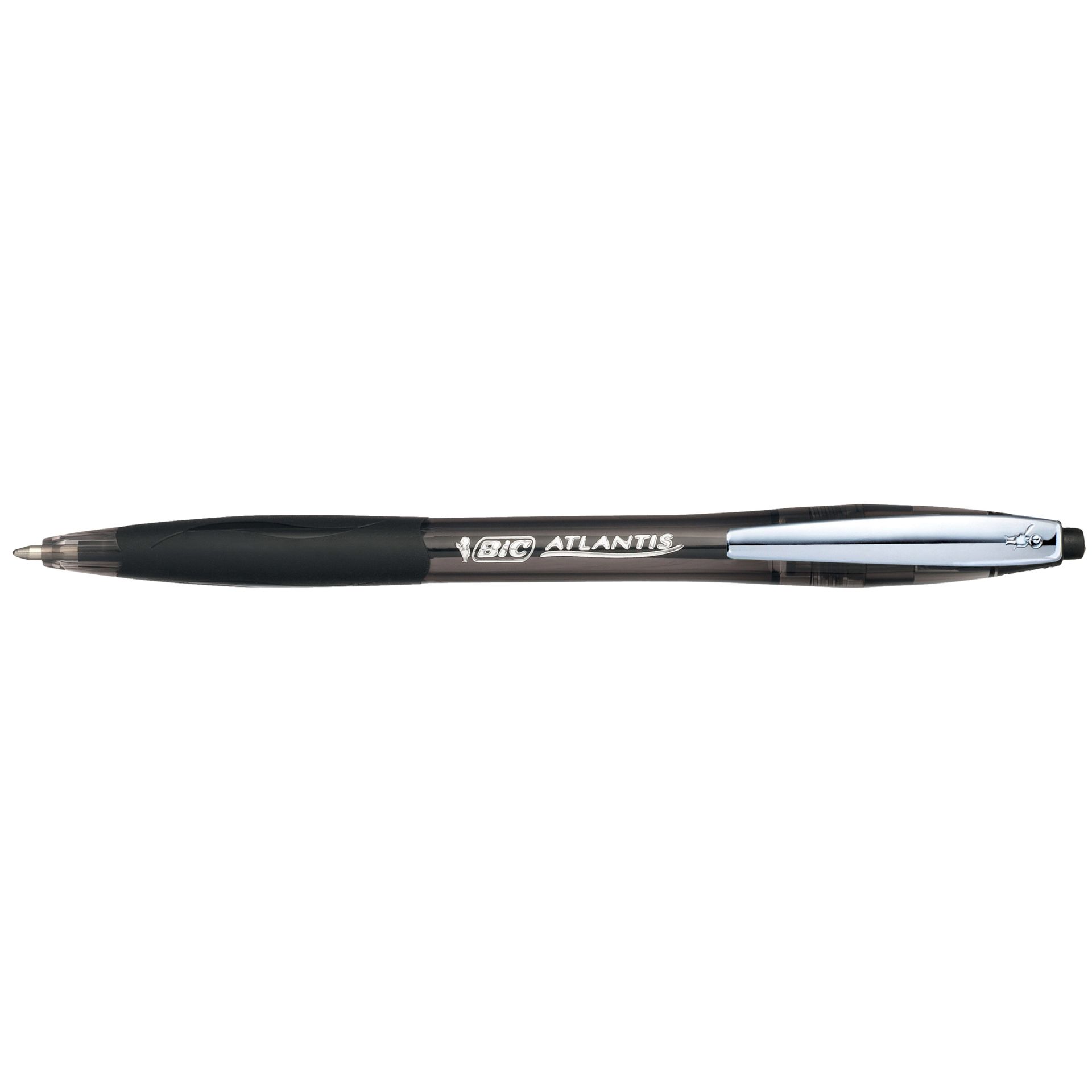 Kugelschreiber ATLANTIS Soft 0,4mm Druckmechanik schwarz