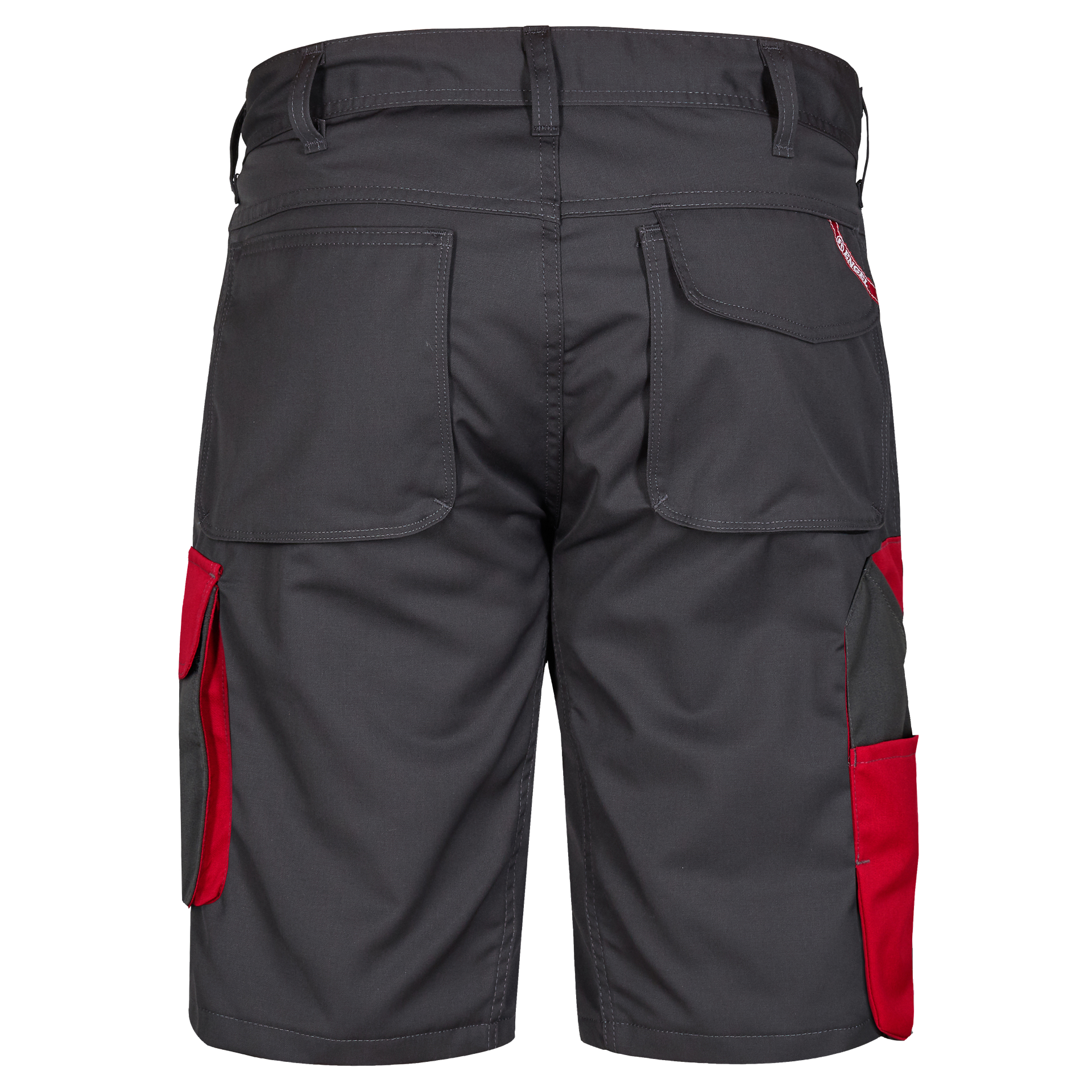 Galaxy Light Arbeitsshorts Anthrazit Grau/Tomato Red, Gr. 46