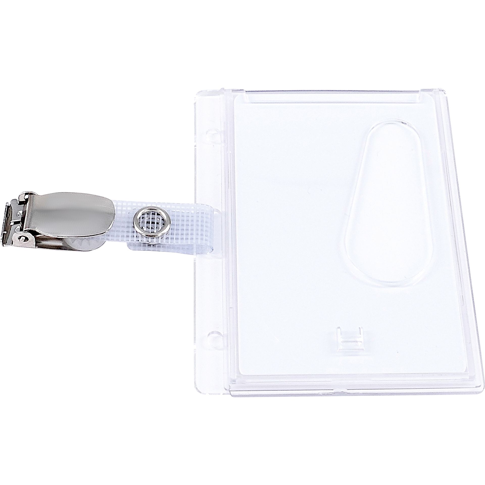 Ersatzclip Namensschild 25St