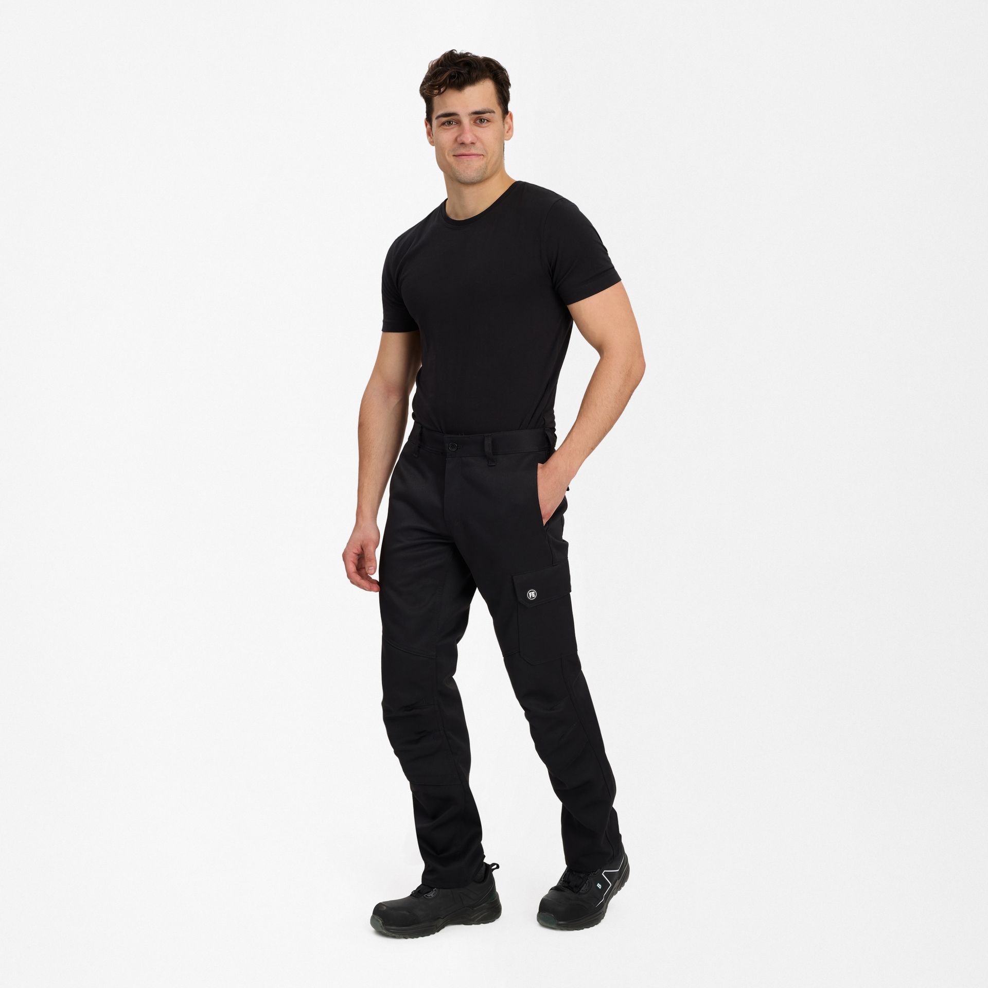 Safety+ Arbeitshose Schwarz, Gr. 36