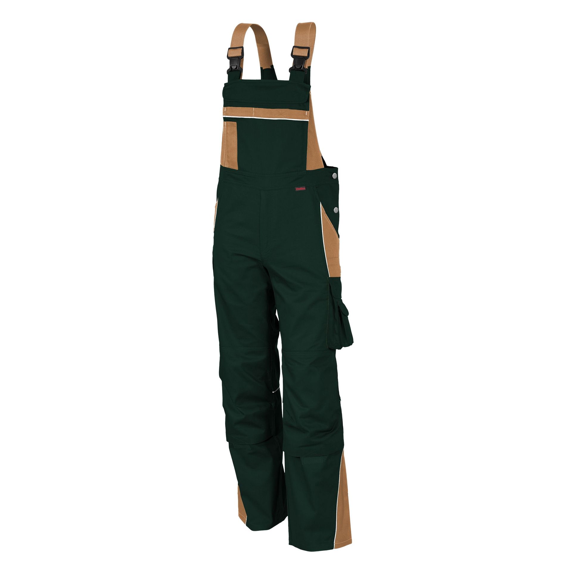 Qualitex Latzhose "PRO" PRO, oliv/khaki, Gr. 102