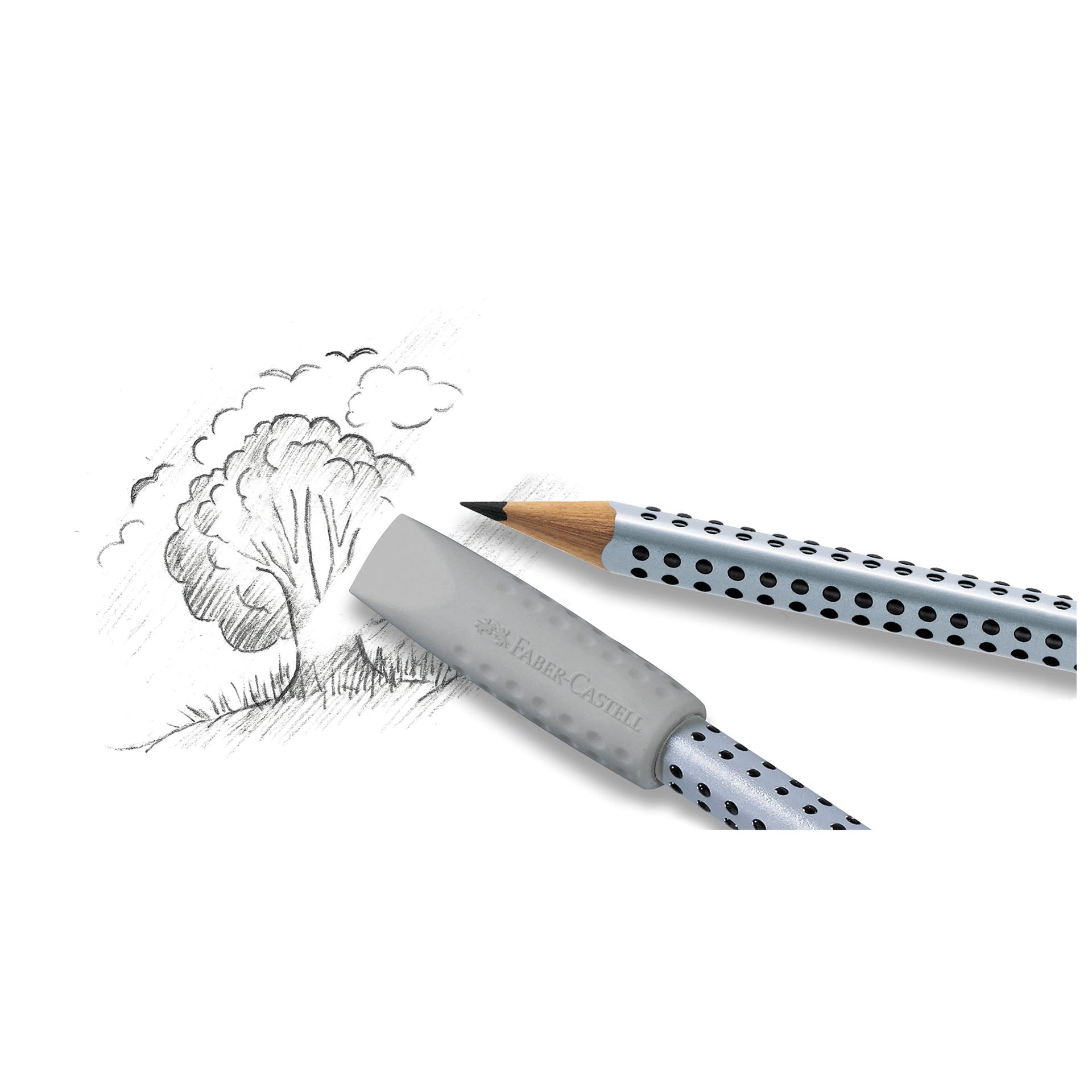Radierer Eraser  CAP GRIP 2001 gr 2St