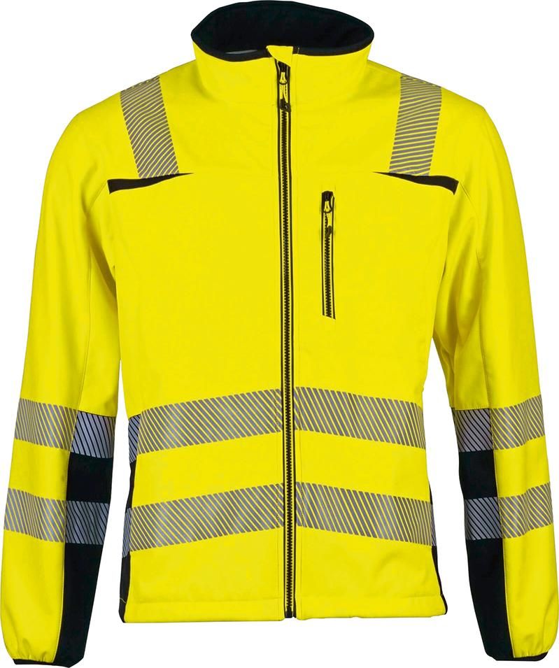 Softshelljacke, Gr.2XL gelb/schwarz Gr.2XL
