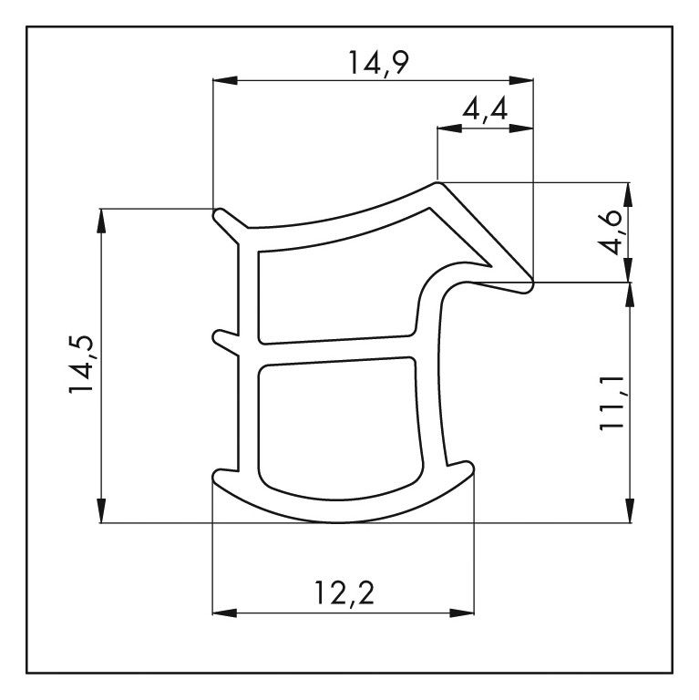 ELTON Stahlzargendichtung DIY