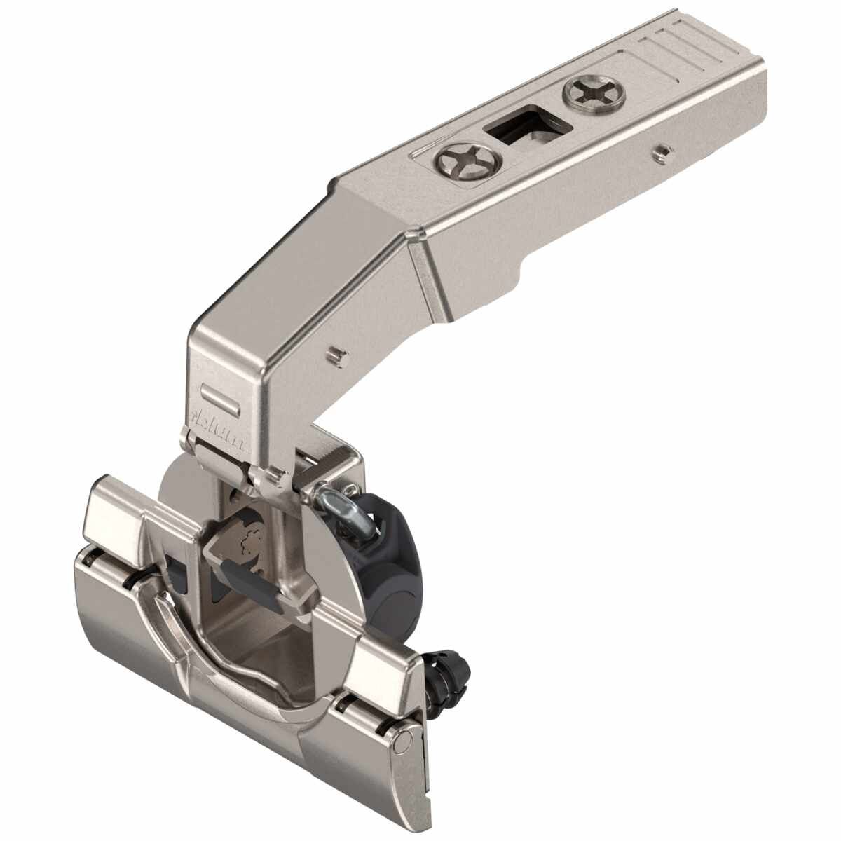 CLIP top BLUMOTION Stollenscharnier 95°, innenliegend, Topf: werkzeuglos mit INSERTA, vernickelt