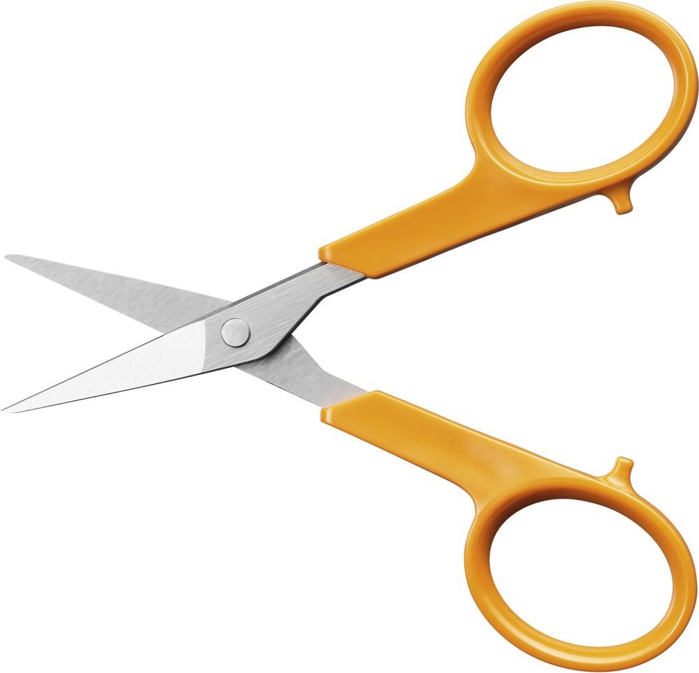 Stickschere mit geraden Klingen, 10cmCL