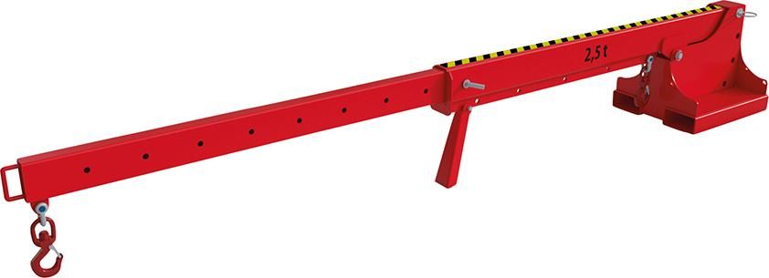 Teleskop-Lader KTH 2,5 lackiert, Feuerrot 2200x540x560mm