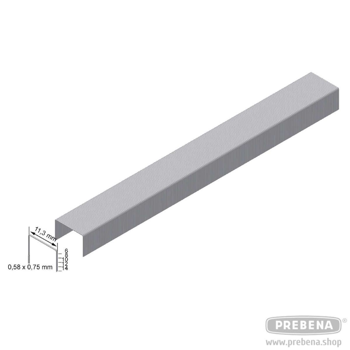 VX06CNK Heftklammern verzinkt