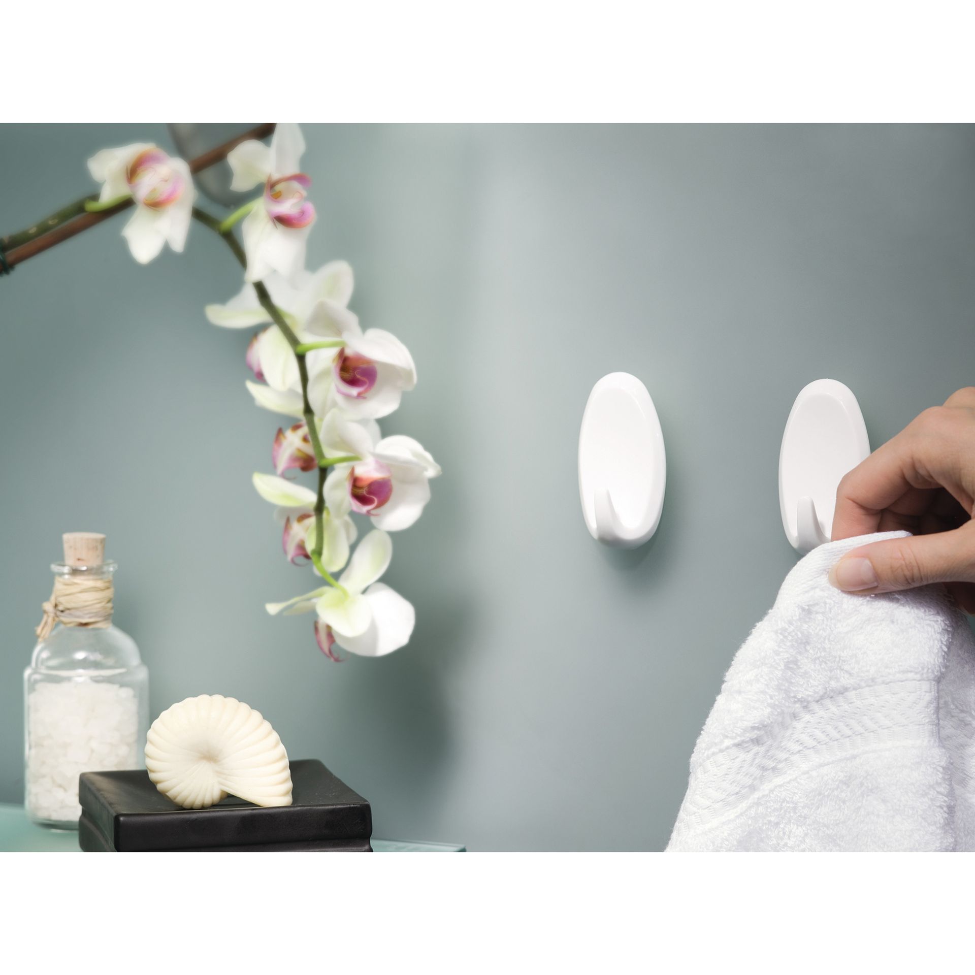 Klebehaken Powerstrips oval ws 2 St./Pack.