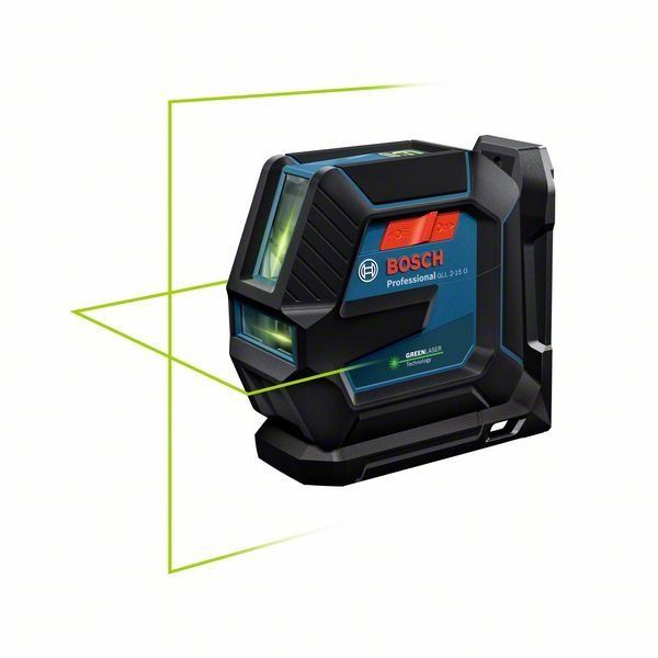 Bosch GLL 2-15 G+LB10+pouch+target plate