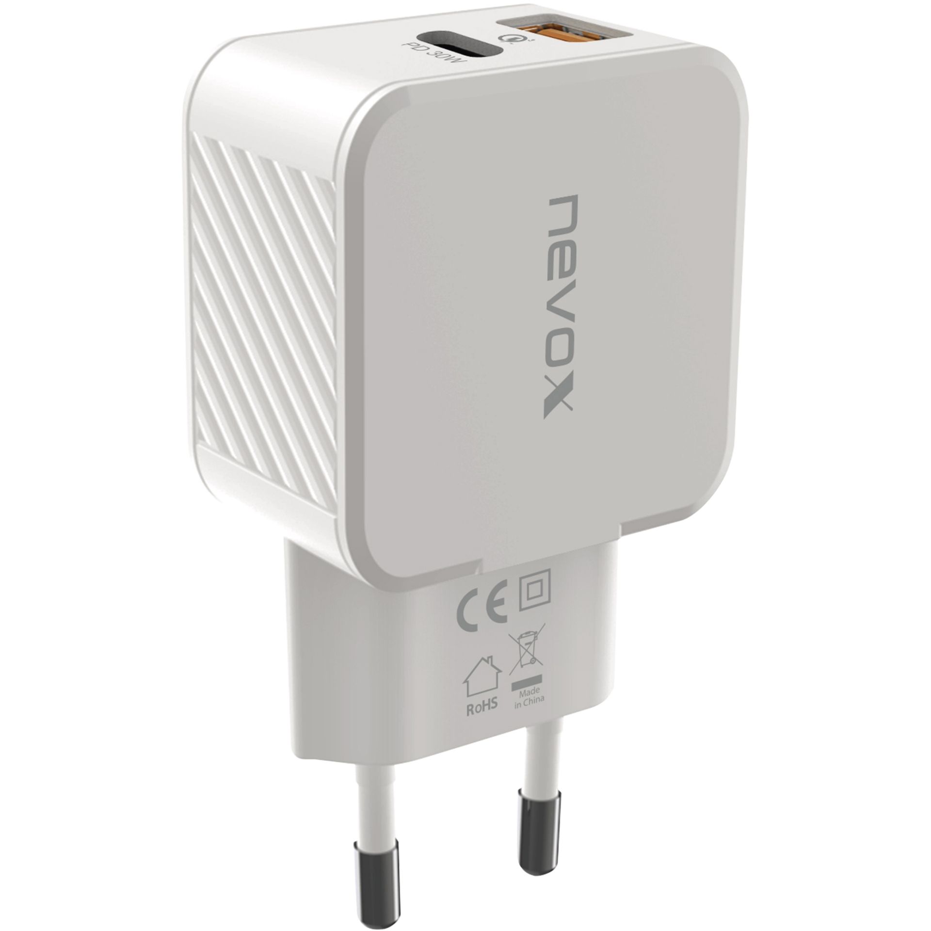 Ladegerät USB-C QC weiß