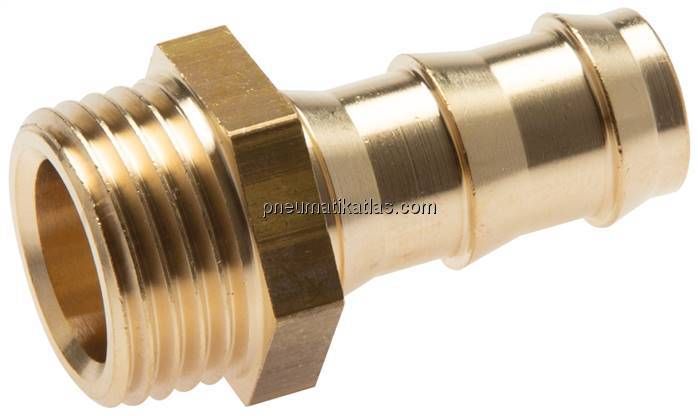 Steckanschluss G 1/8" AG, Messing, 6,4mm GSP-Schlauch