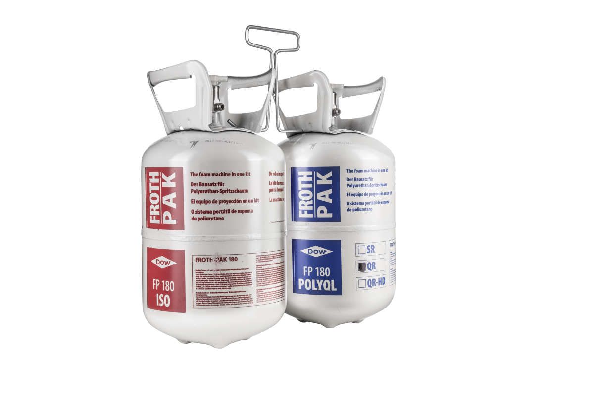 FROTH-PAK 180QR 2K Spritzschaum in 2x 6 kg