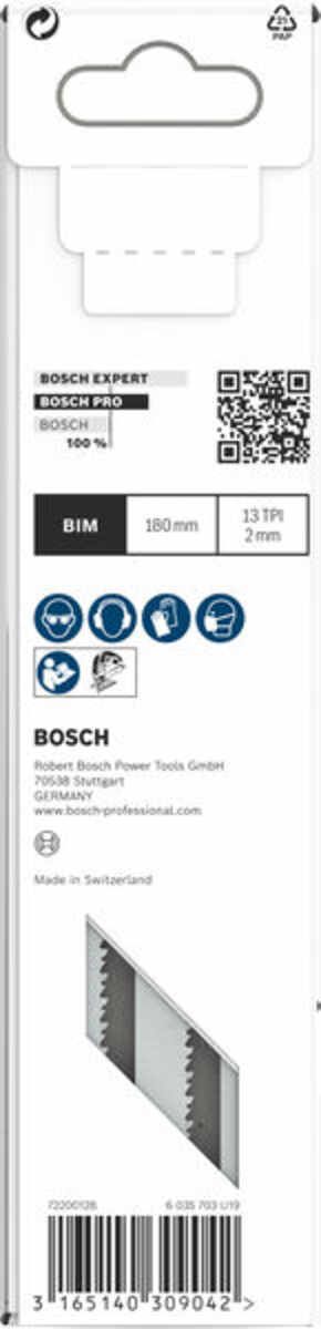 PRO Metal Sandwich T718BF Stichsägeblatt, 180 mm, 3-tlg.