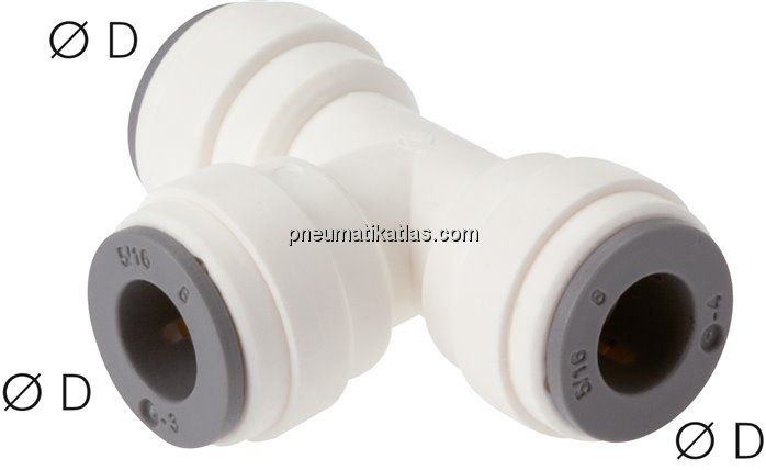 T-Steckanschluss 4mm, IQS-LE (EPDM-Dichtung)