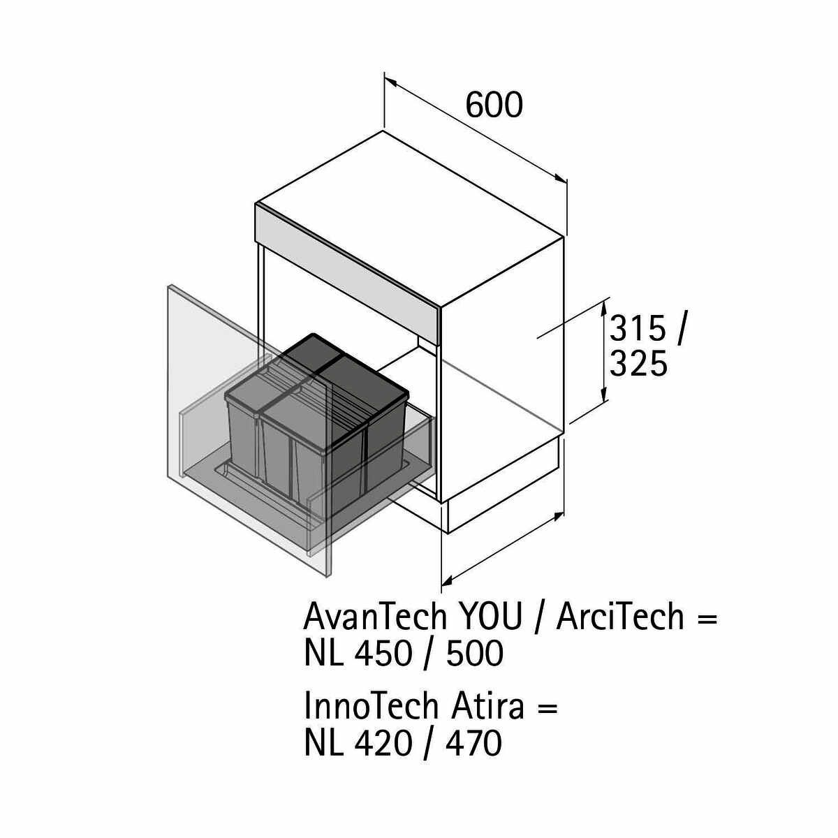 Bin.it Prime 600