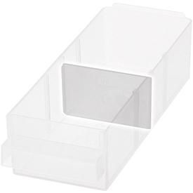 Trennwand quer für Schublade Typ 150-00 transparent Satz = 60 Stück RAACO