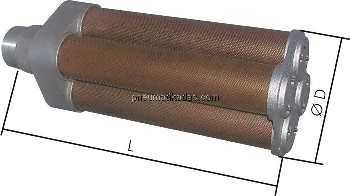 Hochleistungs-Schalldämpfer R 3" (PN 10 bar)