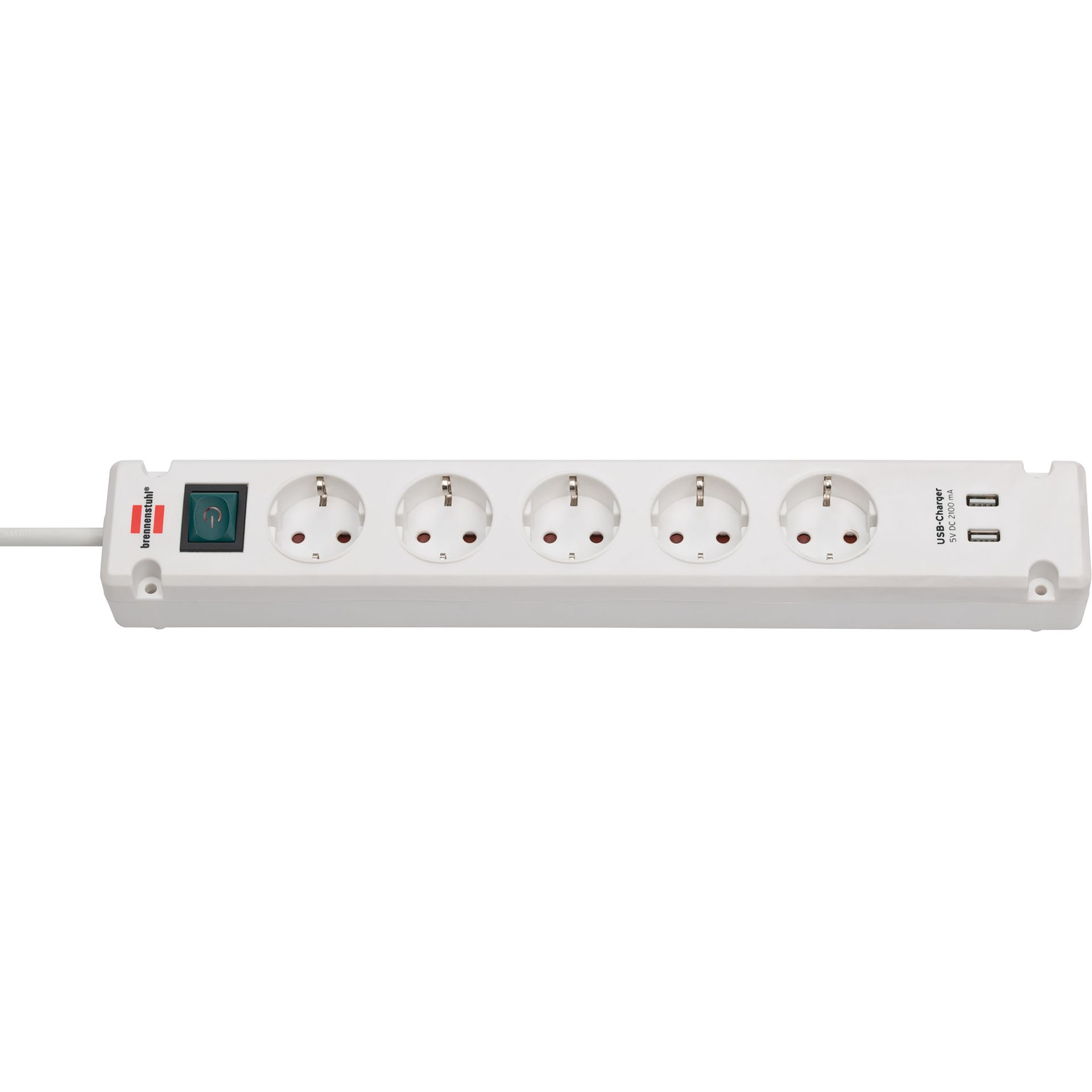 Steckdosenleiste Bremounta 5x +USB 3m ws