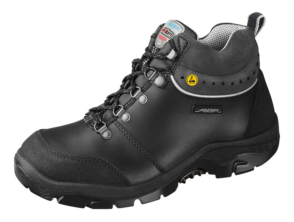 Abeba Sicherheitsstiefel S3 ESD, Schwarz, Gr. 47