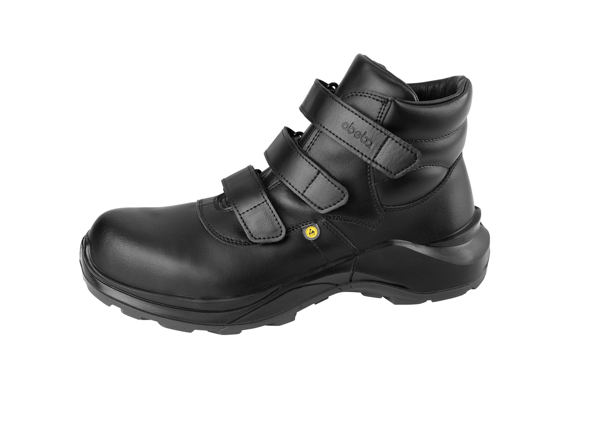 Abeba Food Trax Klettverschluss Sicherheitsstiefel S3, Schwarz, Gr. 45