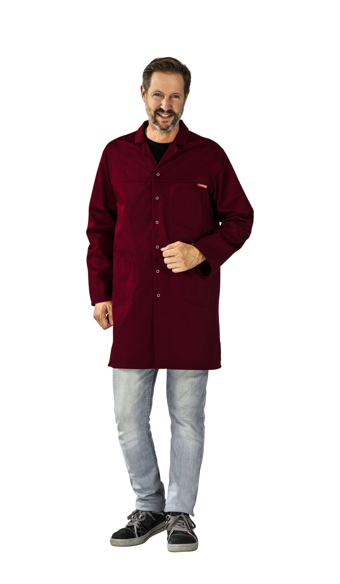 Planam Berufsmantel MG 260 bordeaux Gr. 102