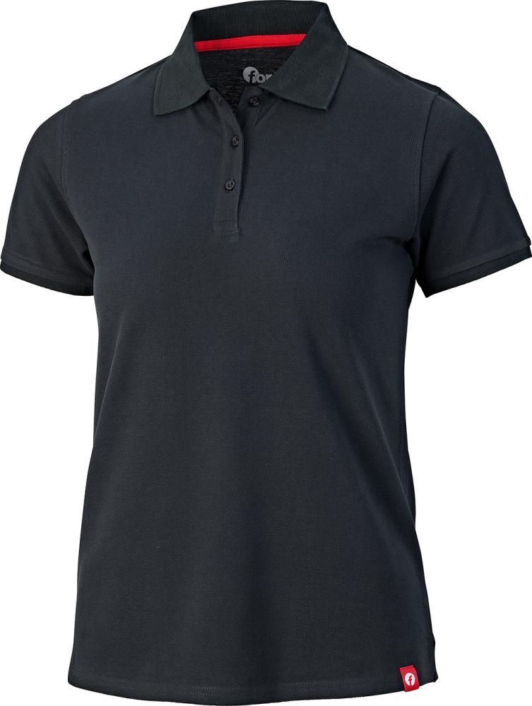 Soft-Poloshirt Damen schwarz Gr. XS FORTIS Elements