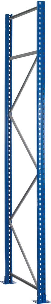 Rahmen inkl. Zubehor H4000xT800mm unmontiert Stutzenbreite 100 mm Rahmen blau