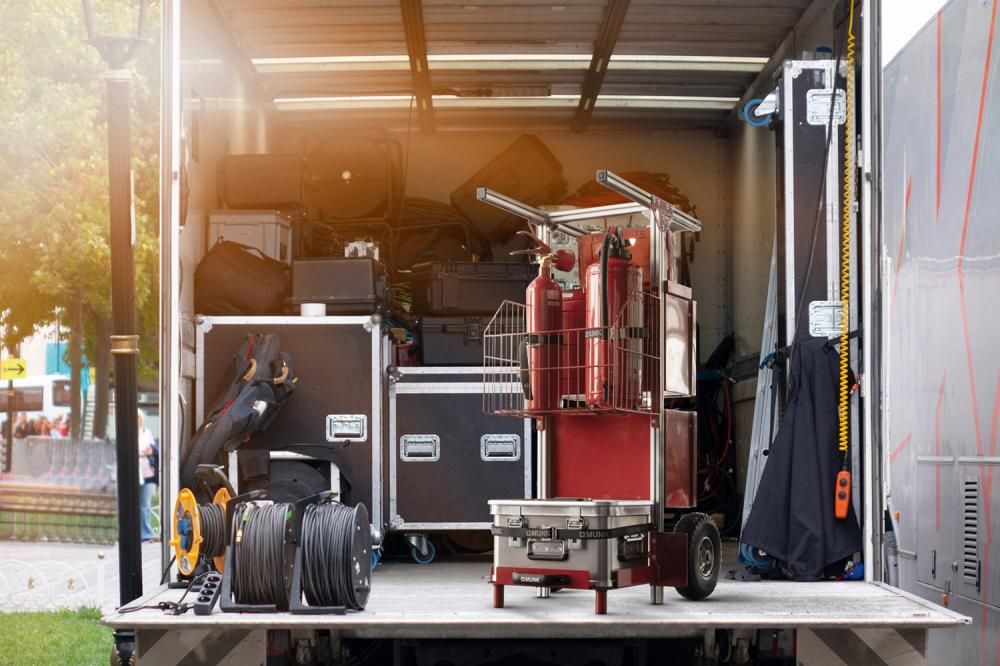 SafeCaddy "Brandschutz" mit Beladung SafeCaddy Brandschutz mit Beladung