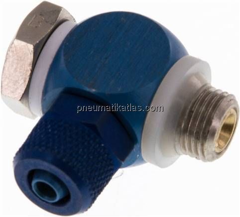 Drosselrückschlagventil G 1/8"-6 x 4mm, abluftregelnd (B)